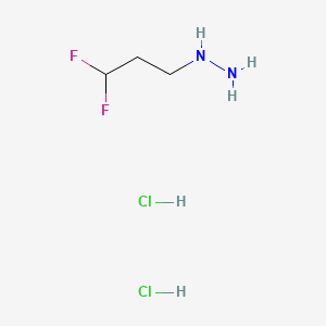 (3,3-Difluoropropyl)hydrazine dihydrochloride