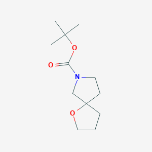 molecular formula C12H21NO3 B13467372 Tert-butyl 1-oxa-7-azaspiro[4.4]nonane-7-carboxylate 