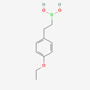 [2-(4-Ethoxyphenyl)ethyl]boronic acid