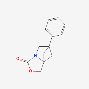 7-Phenyl-3-oxa-5-azatricyclo[5.1.1.0,1,5]nonan-4-one