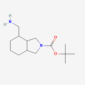 tert-butyl 4-(aminomethyl)-octahydro-1H-isoindole-2-carboxylate, Mixture of diastereomers