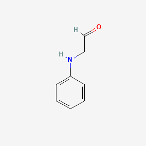 molecular formula C8H9NO B13467423 2-(Phenylamino)acetaldehyde 