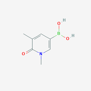 molecular formula C7H10BNO3 B13467429 (1,5-Dimethyl-6-oxo-1,6-dihydropyridin-3-yl)boronic acid 