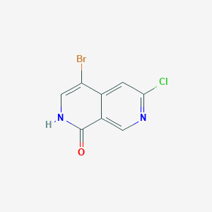 4-Bromo-6-chloro-2,7-naphthyridin-1(2H)-one