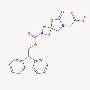 2-(2-{[(9H-fluoren-9-yl)methoxy]carbonyl}-6-oxo-5-oxa-2,7-diazaspiro[3.4]octan-7-yl)acetic acid