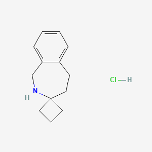 1,2,4,5-Tetrahydrospiro[2-benzazepine-3,1'-cyclobutane] hydrochloride