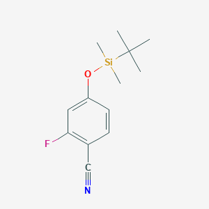 4-(Tert-butyldimethylsilyloxy)-2-fluorobenzonitrile