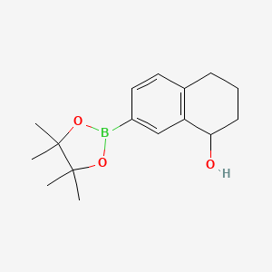 7-(4,4,5,5-Tetramethyl-1,3,2-dioxaborolan-2-yl)-1,2,3,4-tetrahydronaphthalen-1-ol