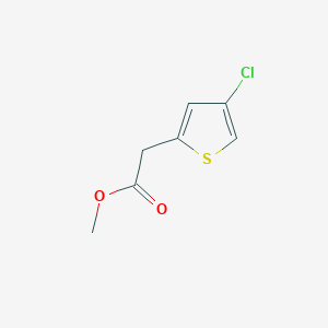 molecular formula C7H7ClO2S B13467576 Methyl 2-(4-chlorothiophen-2-yl)acetate 