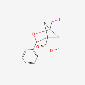 Ethyl 1-(iodomethyl)-3-phenyl-2-oxabicyclo[2.1.1]hexane-4-carboxylate