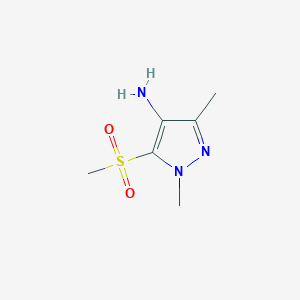 5-methanesulfonyl-1,3-dimethyl-1H-pyrazol-4-amine