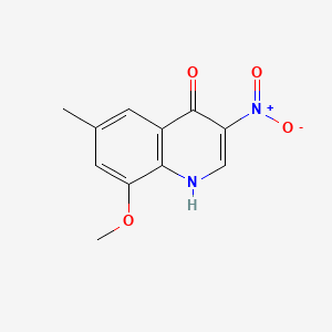 8-Methoxy-6-methyl-3-nitroquinolin-4-ol