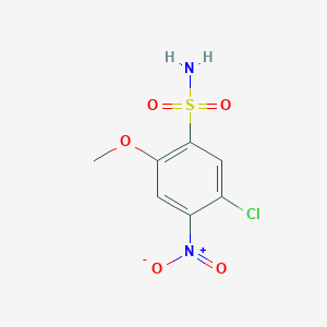 5-Chloro-2-methoxy-4-nitrobenzene-1-sulfonamide