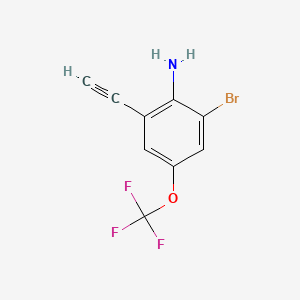 2-Bromo-6-ethynyl-4-(trifluoromethoxy)aniline