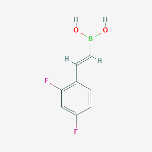 [(E)-2-(2,4-difluorophenyl)vinyl]boronic acid