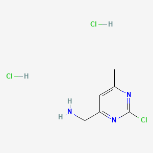 1-(2-Chloro-6-methylpyrimidin-4-yl)methanamine dihydrochloride