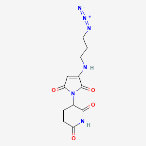 3-{3-[(3-azidopropyl)amino]-2,5-dioxo-2,5-dihydro-1H-pyrrol-1-yl}piperidine-2,6-dione