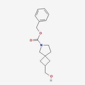 Benzyl 2-(hydroxymethyl)-6-azaspiro[3.4]octane-6-carboxylate