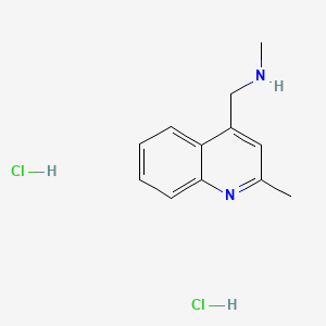 Methyl[(2-methylquinolin-4-yl)methyl]amine dihydrochloride