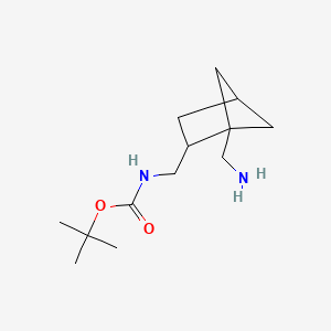 tert-butyl N-{[1-(aminomethyl)bicyclo[2.1.1]hexan-2-yl]methyl}carbamate