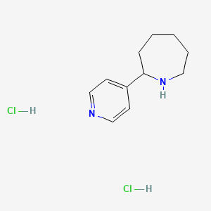 molecular formula C11H18Cl2N2 B13467804 2-(Pyridin-4-yl)azepane dihydrochloride 