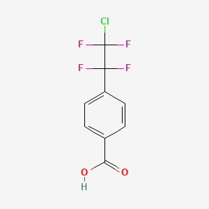 4-(2-Chloro-1,1,2,2-tetrafluoroethyl)benzoic acid