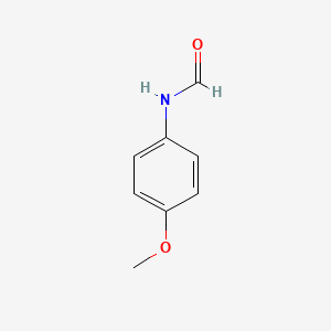 molecular formula C8H9NO2 B1346782 N-(4-甲氧基苯基)甲酰胺 CAS No. 5470-34-8