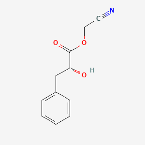 molecular formula C11H11NO3 B13467908 cyanomethyl (2R)-2-hydroxy-3-phenylpropanoate 