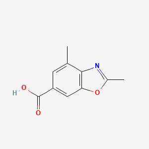 molecular formula C10H9NO3 B13467912 2,4-Dimethyl-1,3-benzoxazole-6-carboxylic acid 