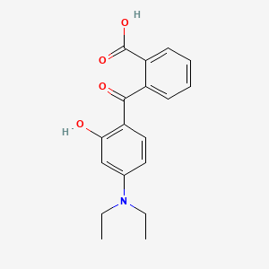 molecular formula C18H19NO4 B1346793 2-(4-(二乙氨基)-2-羟基苯甲酰)苯甲酸 CAS No. 5809-23-4