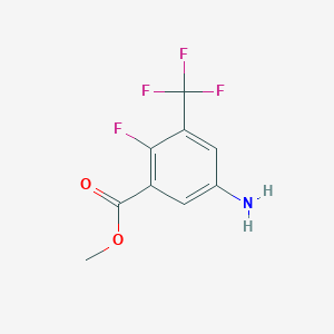 Methyl 5-amino-2-fluoro-3-(trifluoromethyl)benzoate