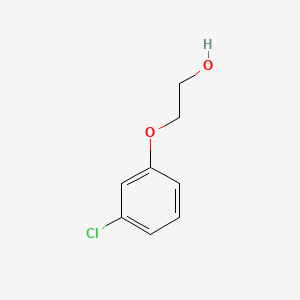 molecular formula C8H9ClO2 B1346798 2-(3-氯苯氧基)乙醇 CAS No. 6161-83-7