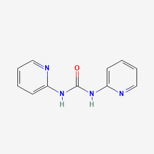 molecular formula C11H10N4O B1346803 1,3-二(吡啶-2-基)脲 CAS No. 6268-43-5