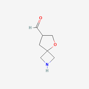 5-Oxa-2-azaspiro[3.4]octane-7-carbaldehyde