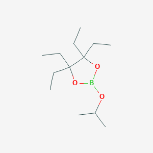 molecular formula C13H27BO3 B13468141 4,4,5,5-Tetraethyl-2-isopropoxy-1,3,2-dioxaborolane 