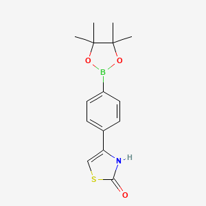 4-[4-(Tetramethyl-1,3,2-dioxaborolan-2-yl)phenyl]-1,3-thiazol-2-ol