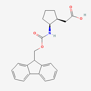 rac-2-[(1R,2R)-2-({[(9H-fluoren-9-yl)methoxy]carbonyl}amino)cyclopentyl]acetic acid