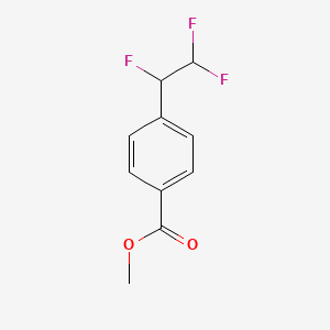 molecular formula C10H9F3O2 B13468170 Methyl 4-(1,2,2-trifluoroethyl)benzoate 