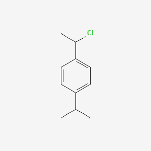 molecular formula C11H15Cl B13468172 1-(1-Chloroethyl)-4-isopropylbenzene CAS No. 13372-43-5