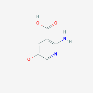 molecular formula C7H8N2O3 B13468188 2-Amino-5-methoxynicotinic acid 