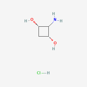 (1R,2r,3S)-2-aminocyclobutane-1,3-diol hydrochloride