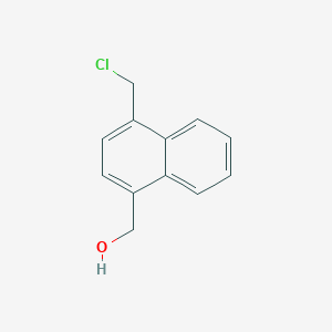 molecular formula C12H11ClO B13468222 [4-(Chloromethyl)naphthalen-1-yl]methanol 