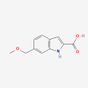 6-(methoxymethyl)-1H-indole-2-carboxylic acid