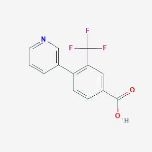 4-(Pyridin-3-yl)-3-(trifluoromethyl)benzoic acid