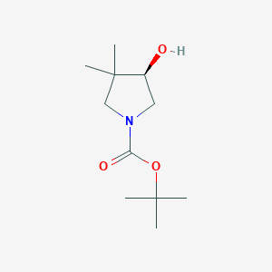 Tert-butyl (R)-4-hydroxy-3,3-dimethylpyrrolidine-1-carboxylate