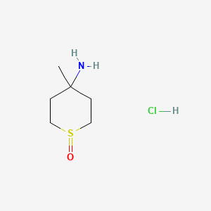 4-Amino-4-methyl-1lambda4-thian-1-one hydrochloride