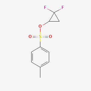 molecular formula C10H10F2O3S B13468304 2,2-Difluorocyclopropyl 4-methylbenzenesulfonate 