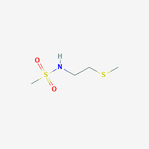 N-[2-(methylsulfanyl)ethyl]methanesulfonamide