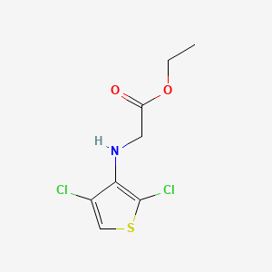 Ethyl2-[(2,4-dichlorothiophen-3-yl)amino]acetate