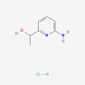 1-(6-Aminopyridin-2-yl)ethan-1-ol hydrochloride